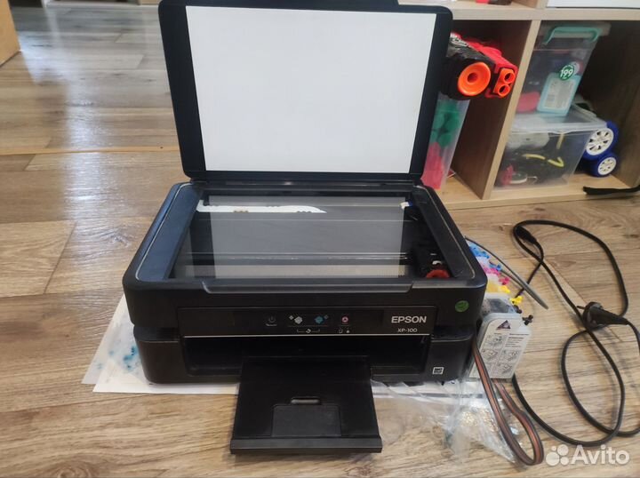 Мфу струйный epson хр-100 с снпч