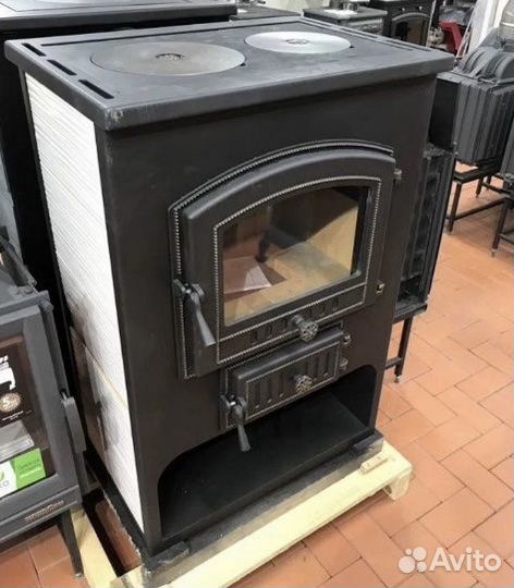 Печь-Камин везувий пк-03 (224) с плитой