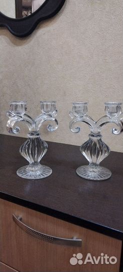 Хрустальные подсвечники