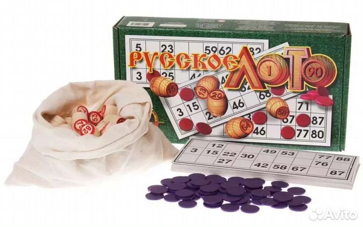 Русское Лото настольная игра подарок
