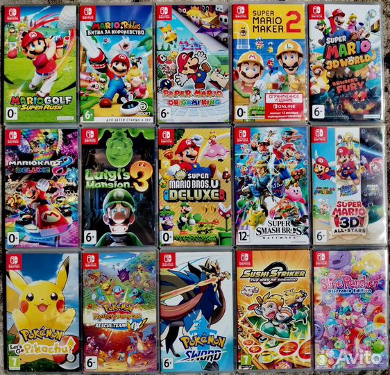 Nintendo switch игры