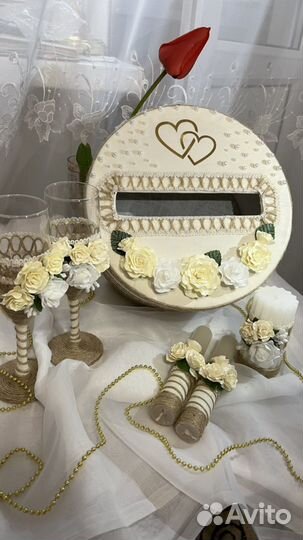 Свадебные аксессуары на стол