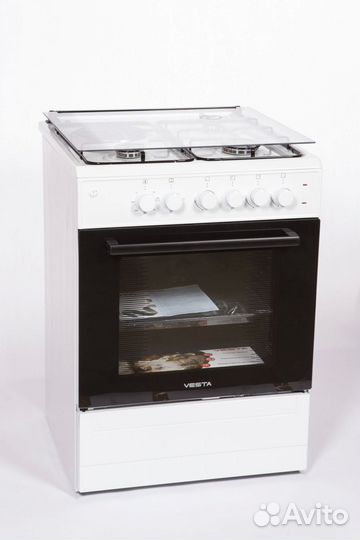 Плита электро-газовая vesta Valencia VKE 10-E whit