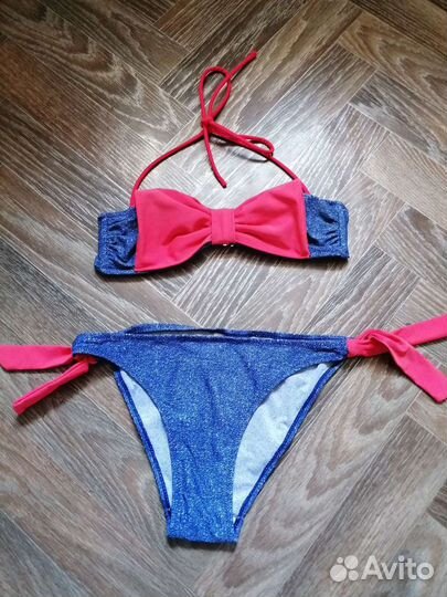 Купальник для девочки и пляжное парео