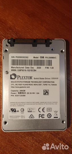 Жесткий диск SSD 256GB Adata