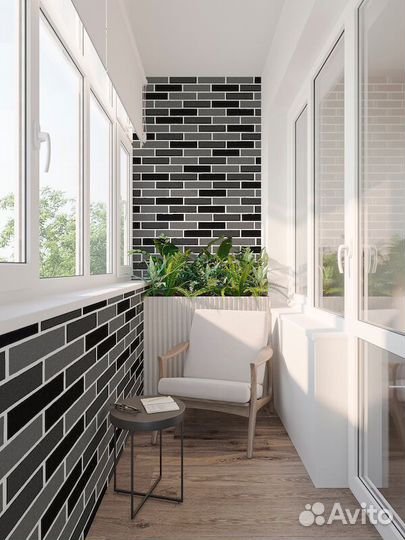 Гибкий кирпич, декоративное покрытие амк, цвет 241