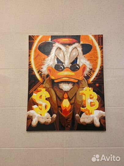 Готовая картина по номерам