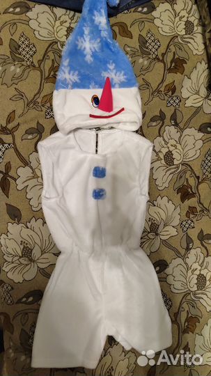 Костюм снеговика для мальчика