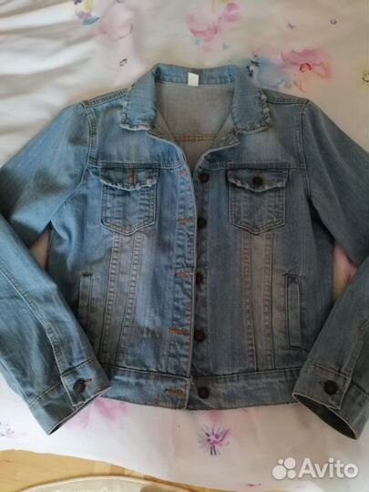 Джинсовая куртка женская