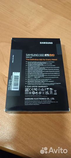Ssd samsung 870 evo 500gb новый