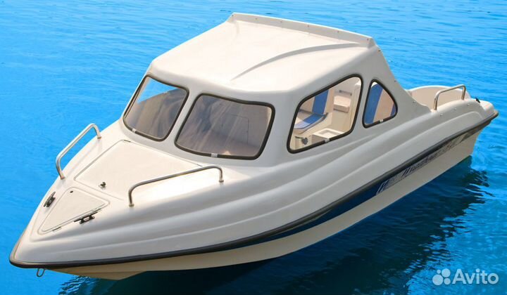 Новый катер с полурубкой Wyatboat 3П длина 4.7 м