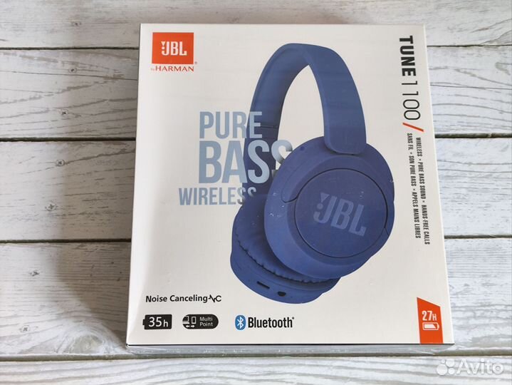 Беспроводные Вluеtооth наушники JBL Tune 1100