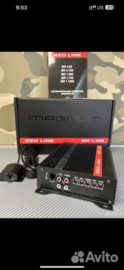 Моноблок усилитель Magnum Red Line MR 1.500 (D)