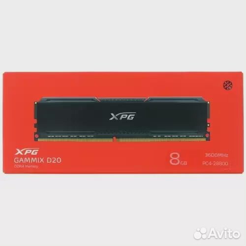 Оперативная память 8 Gb 3600 MHz adata XPG gammix