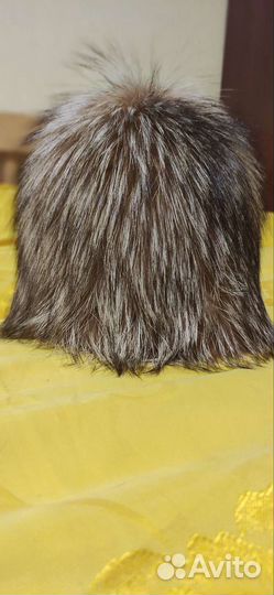 Шапка из меха лисы р. 56
