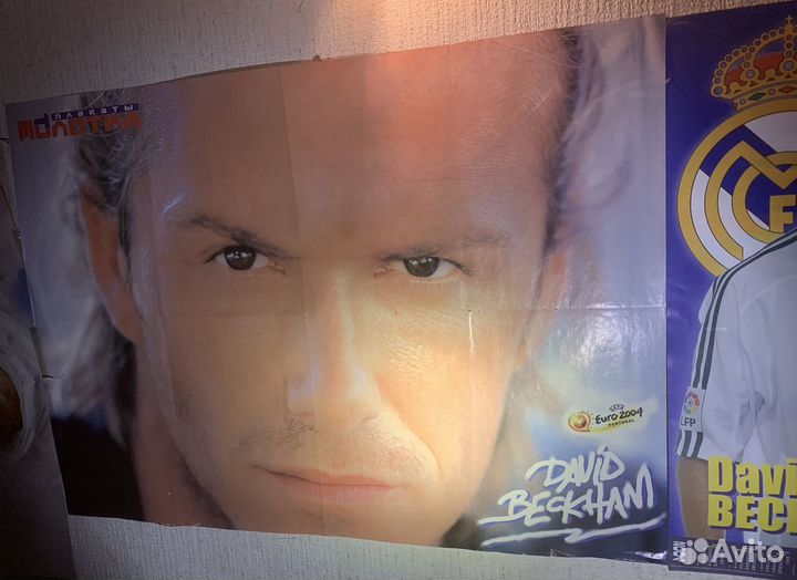Чм по футболу с афтографами Плакат David Beckham