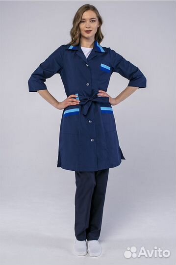 Халат женский с поясом Флора (ТК.тиси)