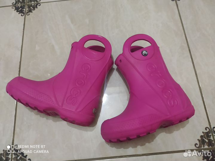 Сапоги crocs 26р