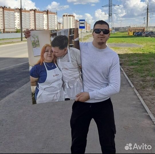 Портрет по фото холсте