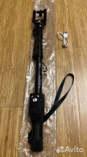 Монопод для селфи Yunteng YT-1288 черный