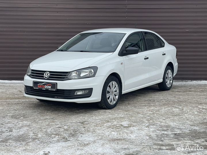 Volkswagen Polo 1.6 AT, 2018, 96 700 км
