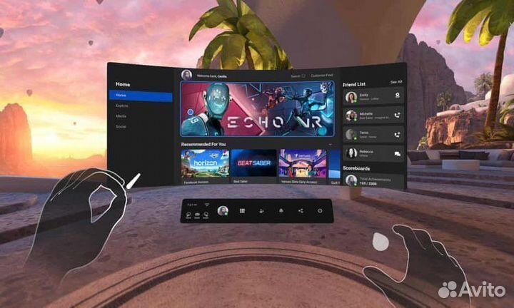 Аренда VR вр - Шлема Очки вирт. реальности Oculus