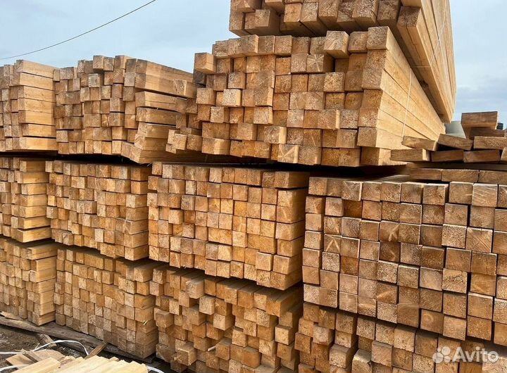 Брус обрезной 100х150х6000мм с доставкой