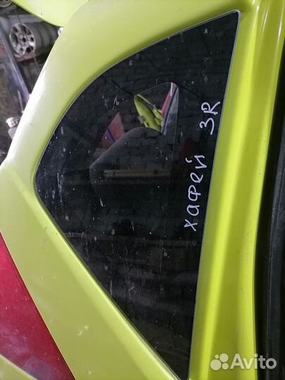 Стекло заднее левое правое глухое hafei