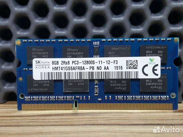 SO-dimm DDR3 8Gb 1600Hz SK Hynix HMT41GS6AFR8A-PB