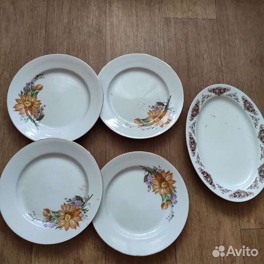 Посуда СССР, фарфоровая,с клеймом