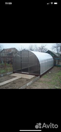 Теплица арочная 3х6 шаг 0,65 с установкой