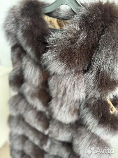 Жилет из песца Luxe новый