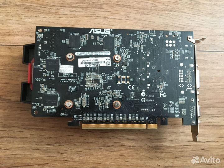 Видеокарта asus GeForce GTX 650 2GB