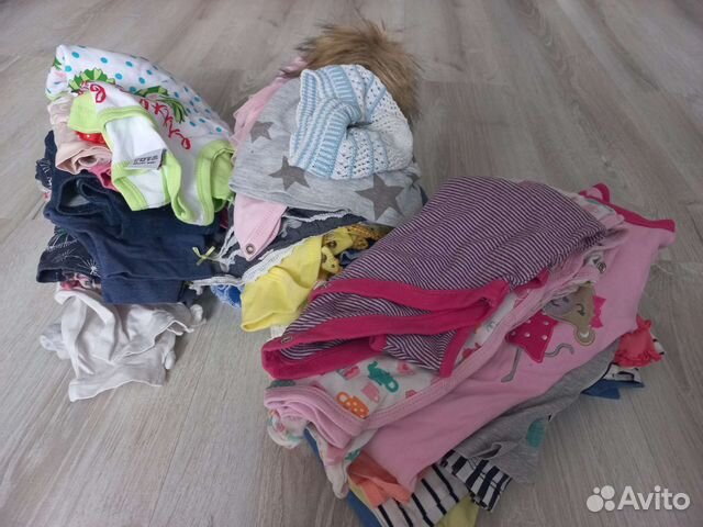 Вещи пакетом на девочку 80