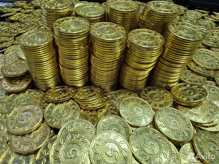 Золотая монета Пятерочка. Оригинал Металл