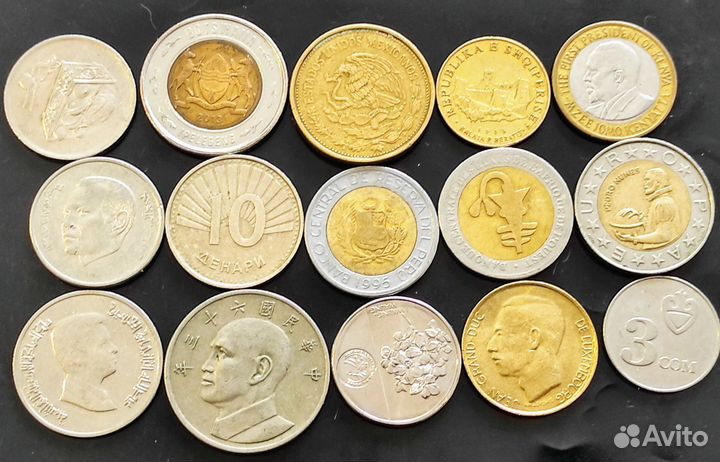 Иностранные монеты мира нечастые и редкие