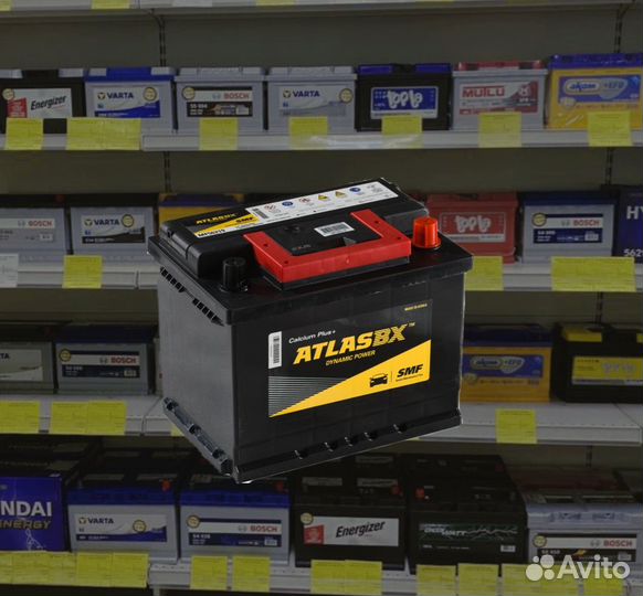 Аккумулятор 62 ач Atlas dynamic power MF56219