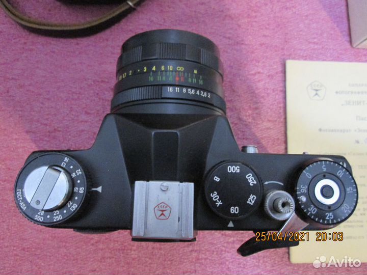 Фотоаппарат зенит ттл