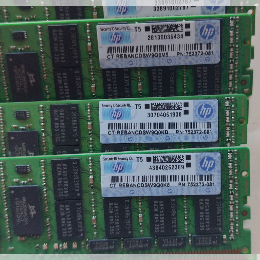 [752372-081] 32 Gb 2133 Mhz Lrdimm Hpe Склад 35 Шт 752372-081