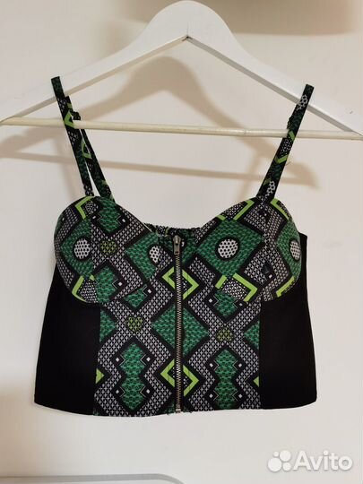 Топ divided H&M размер 42-44 на молнии
