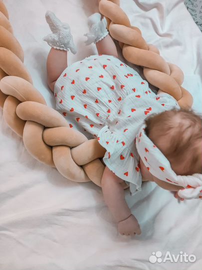 Платье боди и повязка 62 68