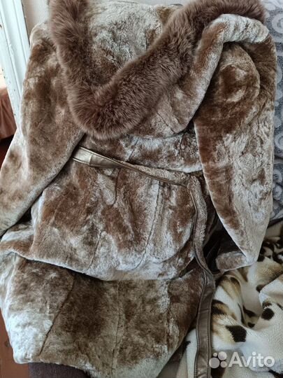 Шуба натуральная мутон
