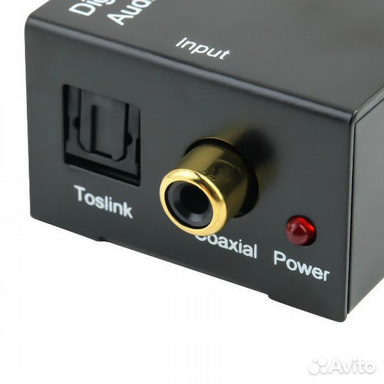 Аудио конвертер Toslink/Coaxial to Analog RCA