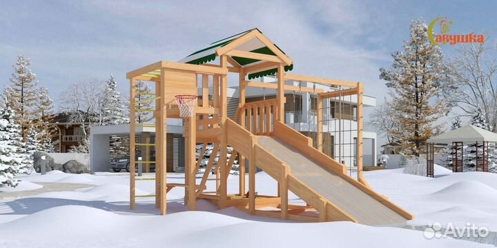 Уличная площадка Савушка 4 сезона Мастер 4