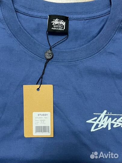 Футболка Stussy Kittens темно синяя