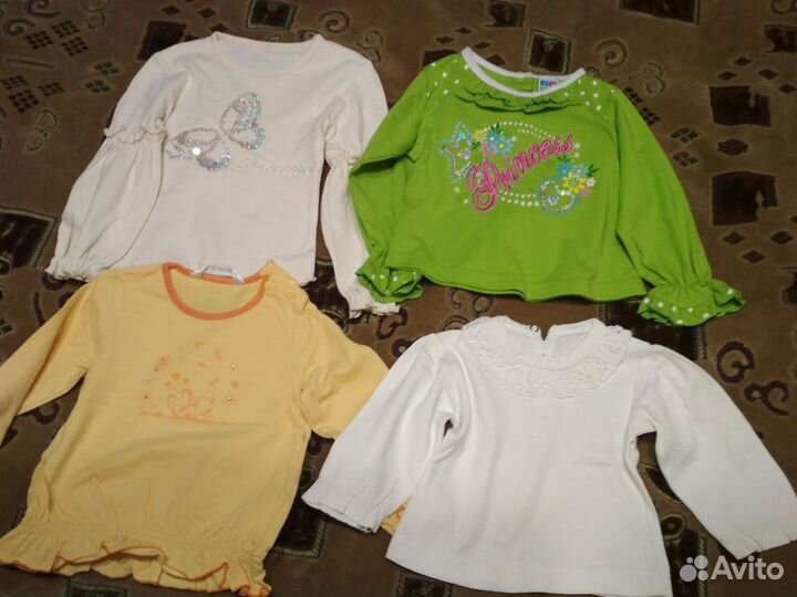 Футболки на девочку, мальчика разных размеров
