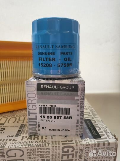 Фильтр масляный на Renault Logan Drive 1.6 MT