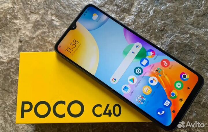 Xiaomi Poco C40, 4/64GB, черный, новый