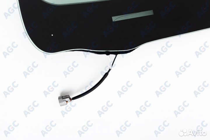 AGC toyota avensis 2006- стекло ветровое зеленое -С обогревом зоны дворников-изм.дд- изм.шелк высота
