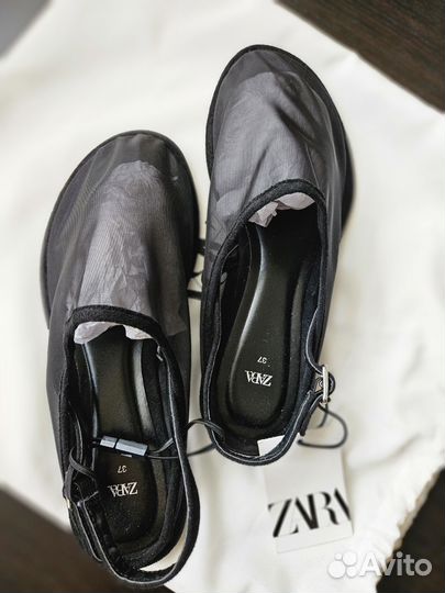 Туфли мюли zara